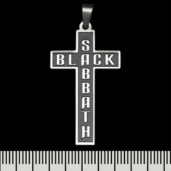 Кулон (ptsb-238) Black Sabbath (black cross), фігурний Кулон (ptsb-238) Black Sabbath (black cross), фігурний