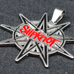 Кулон Slipknot (red logo in star), фігурний (ptsb-240) Кулон Slipknot (red logo in star), фігурний (ptsb-240)