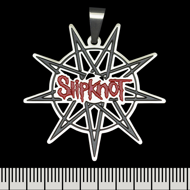 Кулон Slipknot (red logo in star), фігурний (ptsb-240) Кулон Slipknot (red logo in star), фігурний (ptsb-240)