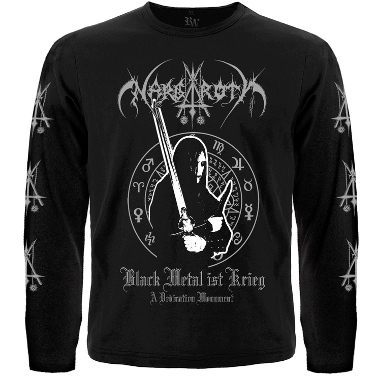 Футболка з довгим рукавом Nargaroth "Black Metal ist Krieg" Футболка з довгим рукавом Nargaroth "Black Metal ist Krieg"
