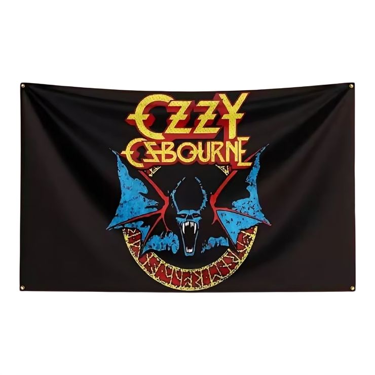 Флаг Ozzy Osbourne (bat) sfc-080 Флаг Ozzy Osbourne (bat) sfc-080