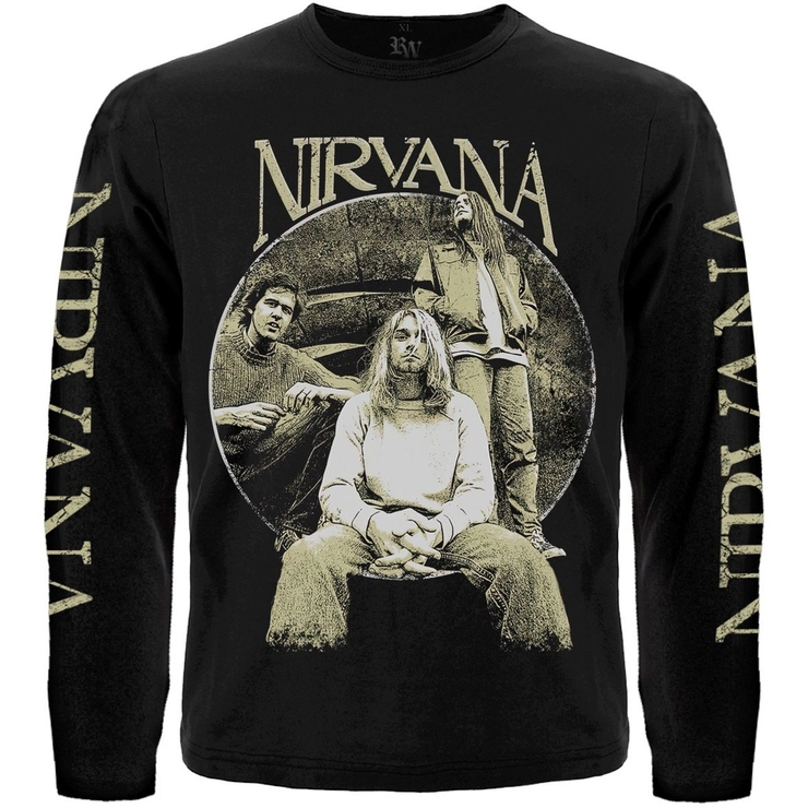 Футболка з довгим рукавом Nirvana (band) Футболка з довгим рукавом Nirvana (band)
