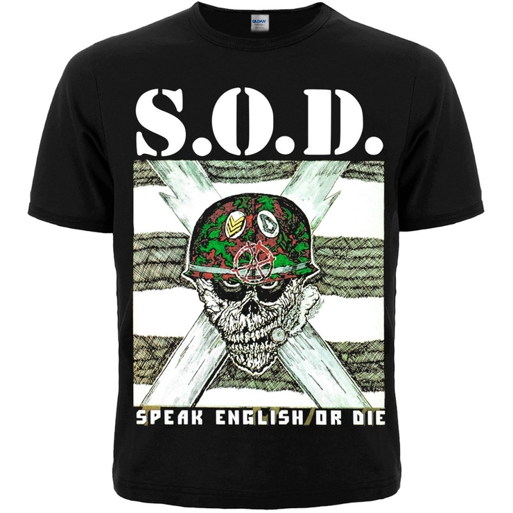 Футболка S.O.D. "Speak English or Die" Футболка S.O.D. "Speak English or Die"