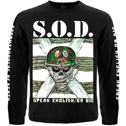 Футболка с длинным рукавом S.O.D. "Speak English or Die" Футболка с длинным рукавом S.O.D. "Speak English or Die"
