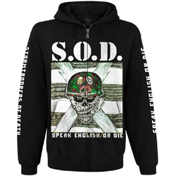 Худи S.O.D. "Speak English or Die" на молнии