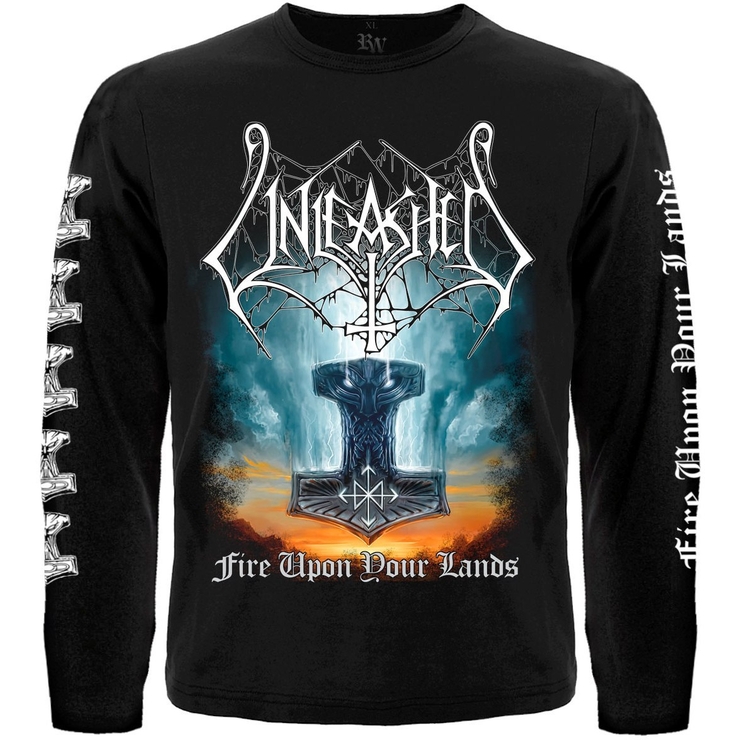 Футболка з довгим рукавом Unleashed "Fire Upon Your Lands" Футболка з довгим рукавом Unleashed "Fire Upon Your Lands"