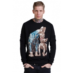 Свитшот Urbanist с котом в татуировках Свитшот Urbanist с котом в татуировках