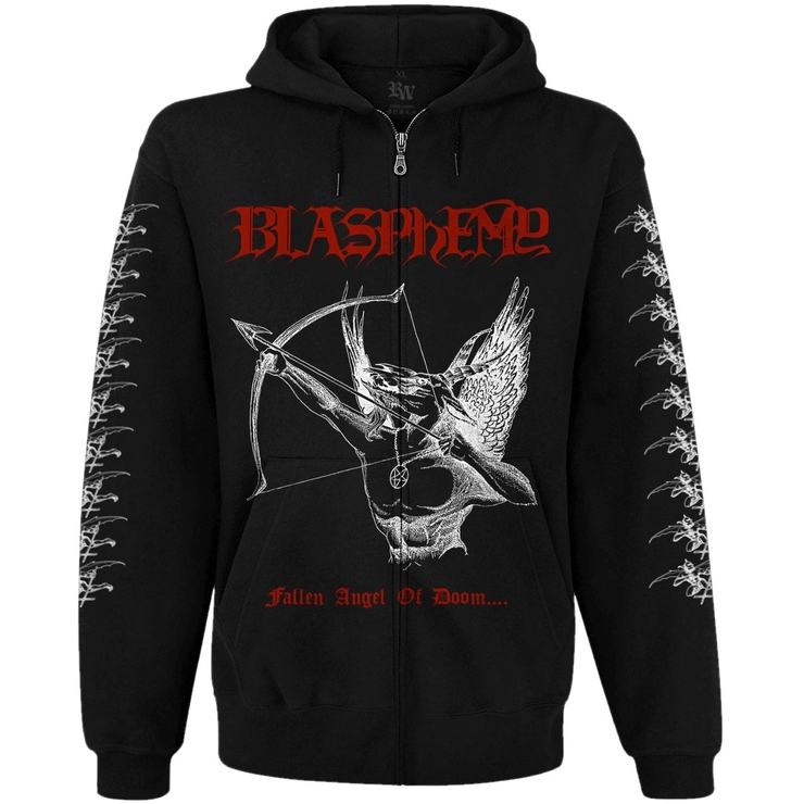 Худи Blasphemy "Fallen Angel of Doom...." на молнии Худи Blasphemy "Fallen Angel of Doom...." на молнии