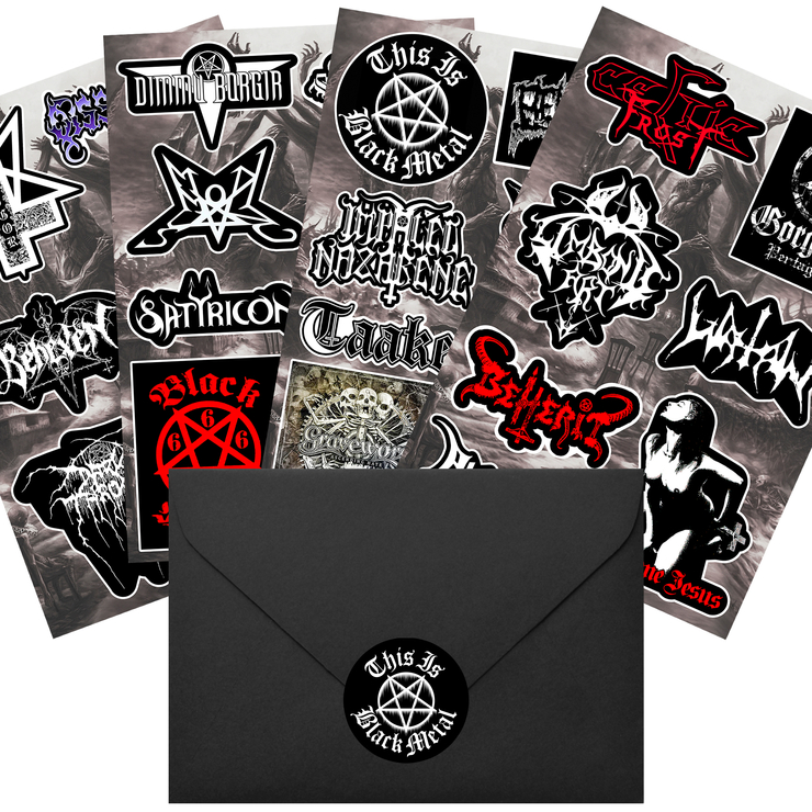 Подарочный набор стикерпаков Black Metal gsp-002