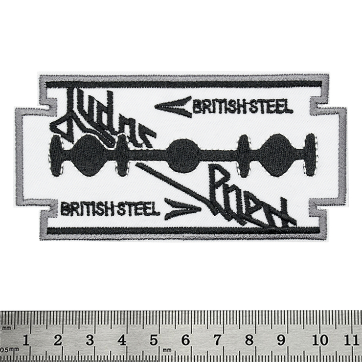 Нашивка термо Judas Priest "British Steel" (razor blade) (stp-008) Нашивка термо Judas Priest "British Steel" (razor blade) (stp-008)