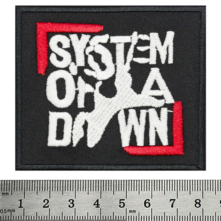 Нашивка термо System Of A Down (logo) (stp-033) Нашивка термо System Of A Down (logo) (stp-033)