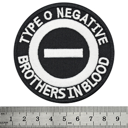 Нашивка термо (stp-044) Type O Negative "Brothers in Blood" Нашивка термо (stp-044) Type O Negative "Brothers in Blood"