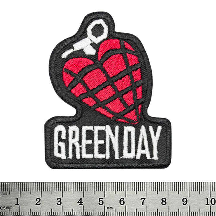 Нашивка термо Green Day (grenade logo) (stp-051) Нашивка термо Green Day (grenade logo) (stp-051)