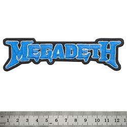 Нашивка термо (stp-061) Megadeth (blue logo)