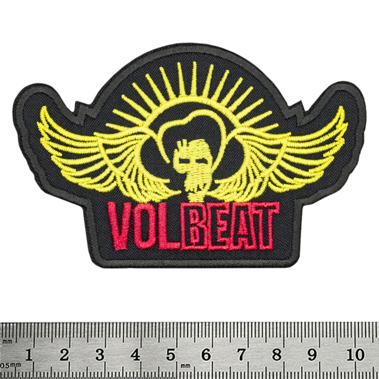 Нашивка термо Volbeat (winged skull) (stp-068)