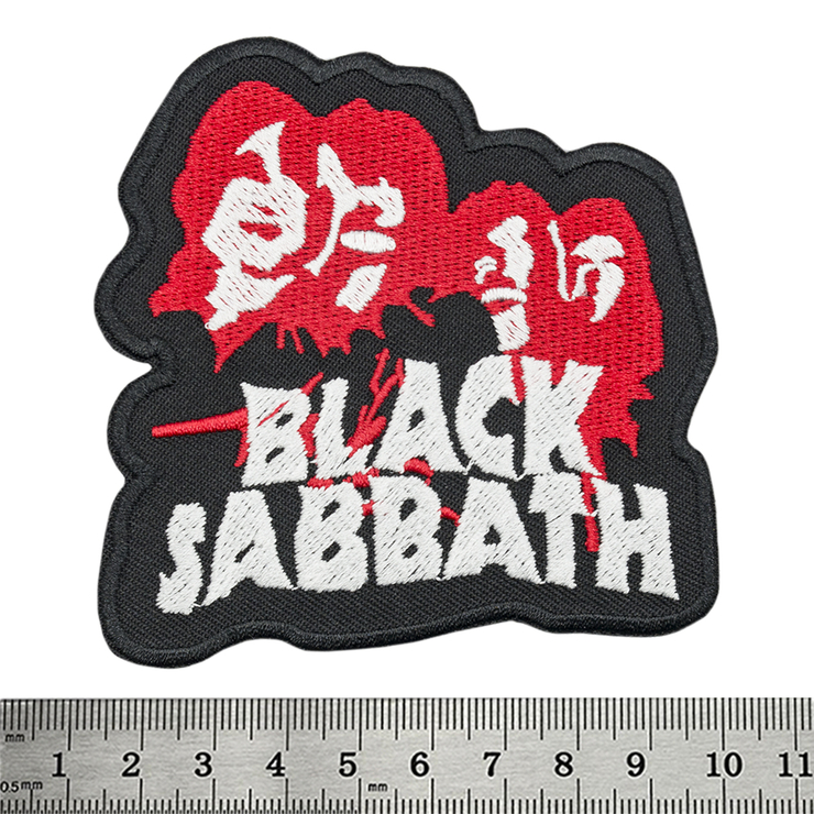 Нашивка термо Black Sabbath (band and logo) (stp-076) Нашивка термо Black Sabbath (band and logo) (stp-076)