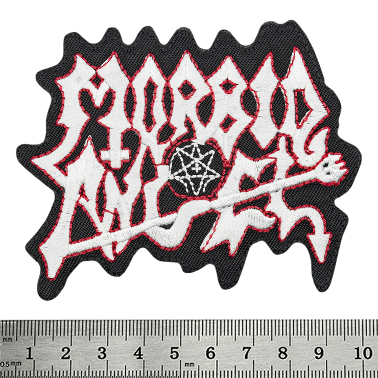 Нашивка термо Morbid Angel (white logo) (stp-077)