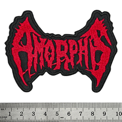 Нашивка термо Amorphis (old red logo) (stp-096)