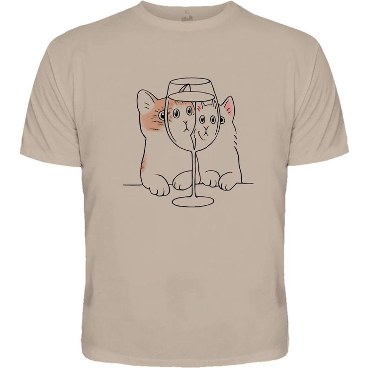 Бежева футболка Urbanist Бокал Бежева футболка Urbanist Бокал