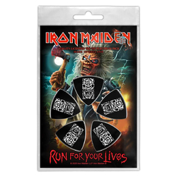 Подарочный набор медиаторов IRON MAIDEN - RUN FOR YOUR LIVES) (mol-072)
