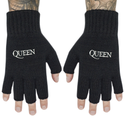 Перчатки без пальцев QUEEN - LOGO (gol-018)
