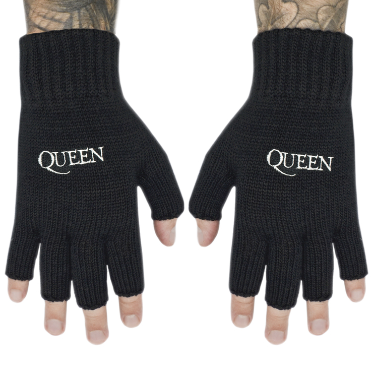 Перчатки без пальцев QUEEN - LOGO (gol-018) Перчатки без пальцев QUEEN - LOGO (gol-018)