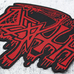 Нашивка тканая DEATH - LOGO CUT OUT (ofp-324) Нашивка тканая DEATH - LOGO CUT OUT (ofp-324)