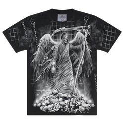 Футболка Ангел смерті на черепах (Rock Eagle, Total t-shirt)