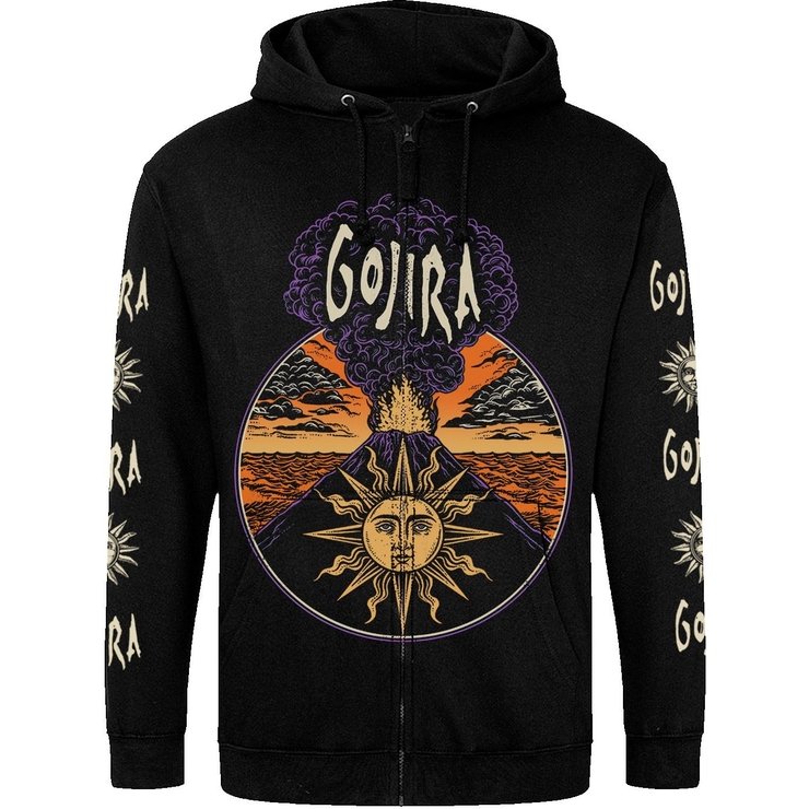 Худі на блискавці Just Hoods - Gojira "Magma" Худі на блискавці Just Hoods - Gojira "Magma"