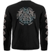 Футболка с длинным рукавом Валькнут (три черепа воронов) Футболка с длинным рукавом Валькнут (три черепа воронов)