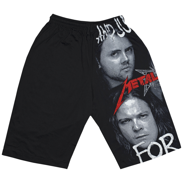 Шорти All print - Metallica Faces of Band ("And Justice For All") 