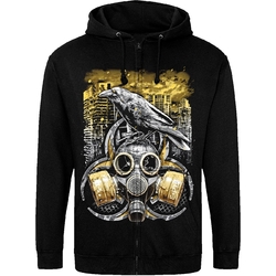 Худі на блискавці Just Hoods - Biological Hazard (постапокаліпсис)