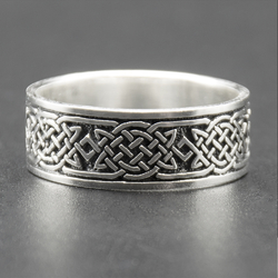 Кольцо Кельтский узел бесконечности (серебро, 925 проба) (thrg-010) Кольцо Кельтский узел бесконечности (серебро, 925 проба) (thrg-010)