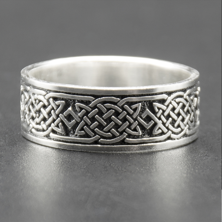 Кольцо Кельтский узел бесконечности (серебро, 925 проба) (thrg-010) Кольцо Кельтский узел бесконечности (серебро, 925 проба) (thrg-010)