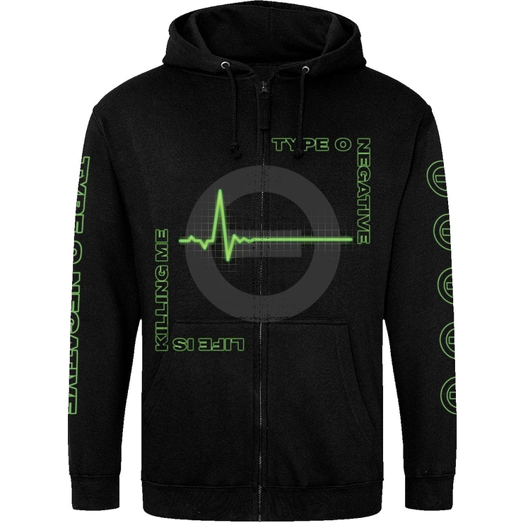 Худі на блискавці Just Hoods - Type O Negative "Life Is Killing Me"