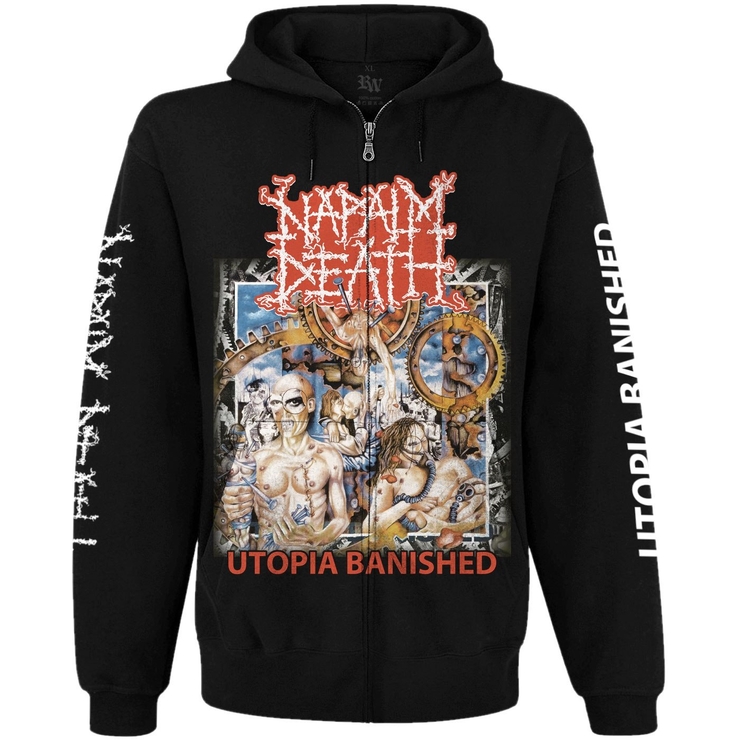 Худи Napalm Death "Utopia Banished" на молнии