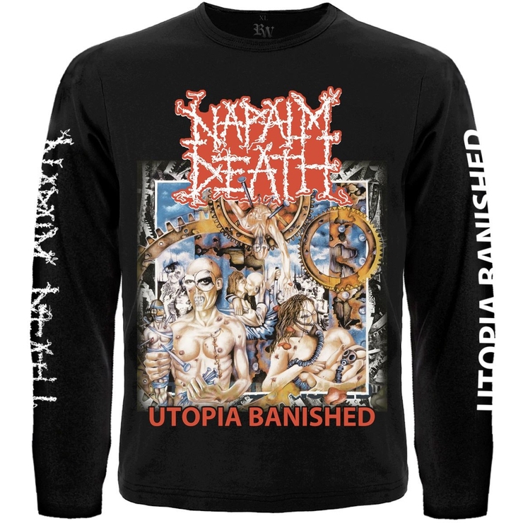 Футболка з довгим рукавом Napalm Death "Utopia Banished" Футболка з довгим рукавом Napalm Death "Utopia Banished"