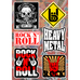 Подарунковий набір стікерпаків Hard Rock and Heavy Metal Style gsp-028