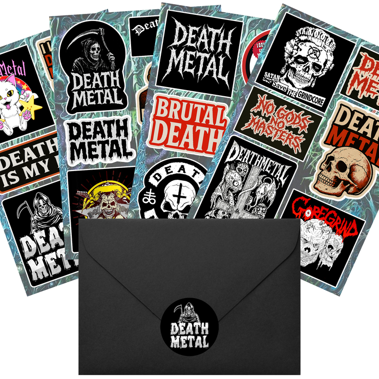 Подарунковий набір стікерпаків Death Metal, Grindcore Style gsp-029