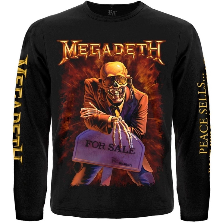 Футболка з довгим рукавом Megadeth "Peace Sells… but Who’s Buying?"