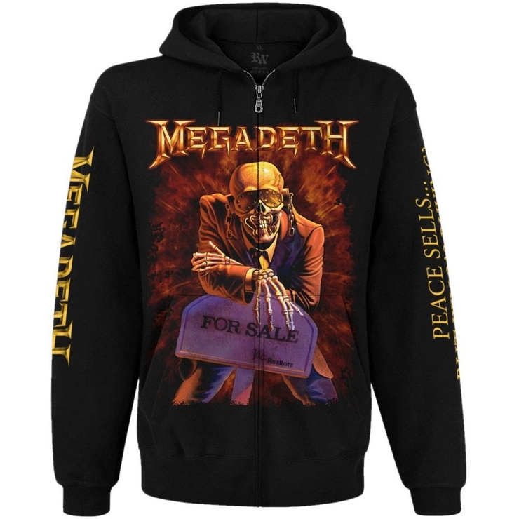 Худі Megadeth "Peace Sells… but Who’s Buying?" на блискавці