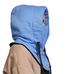 Баф з капюшоном блакитний