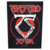 Нашивка наспинна катана TWISTED SISTER - CIRCULAR LOGO (olbp-113)