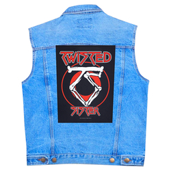 Нашивка наспинна катана TWISTED SISTER - CIRCULAR LOGO (olbp-113)