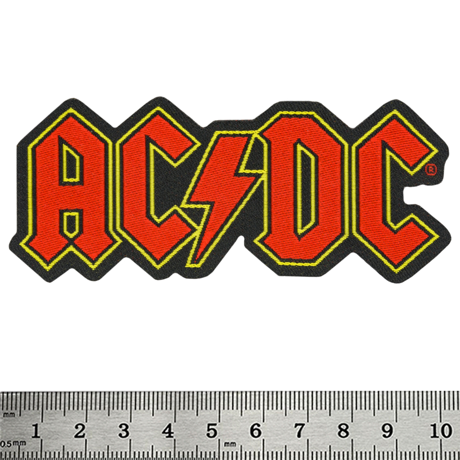 Нашивка тканая AC/DC - LOGO CUT-OUT (ofp-384) - купить Нашивку AC/DC в ...