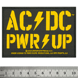 Нашивка ткана AC/DC - PWR UP (ofp-403)
