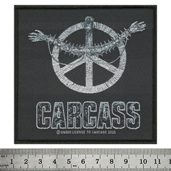 Нашивка тканая CARCASS - HEARTWORK (ofp-397)