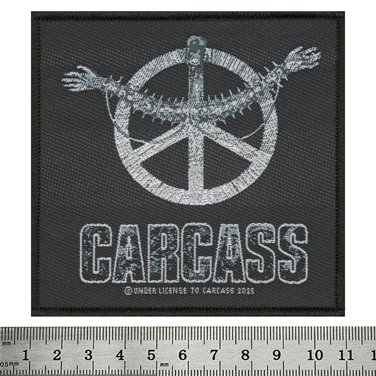 Нашивка тканая CARCASS - HEARTWORK (ofp-397) Нашивка тканая CARCASS - HEARTWORK (ofp-397)