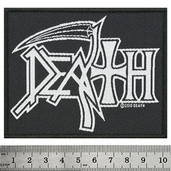 Нашивка тканая DEATH - LOGO (ofp-405)