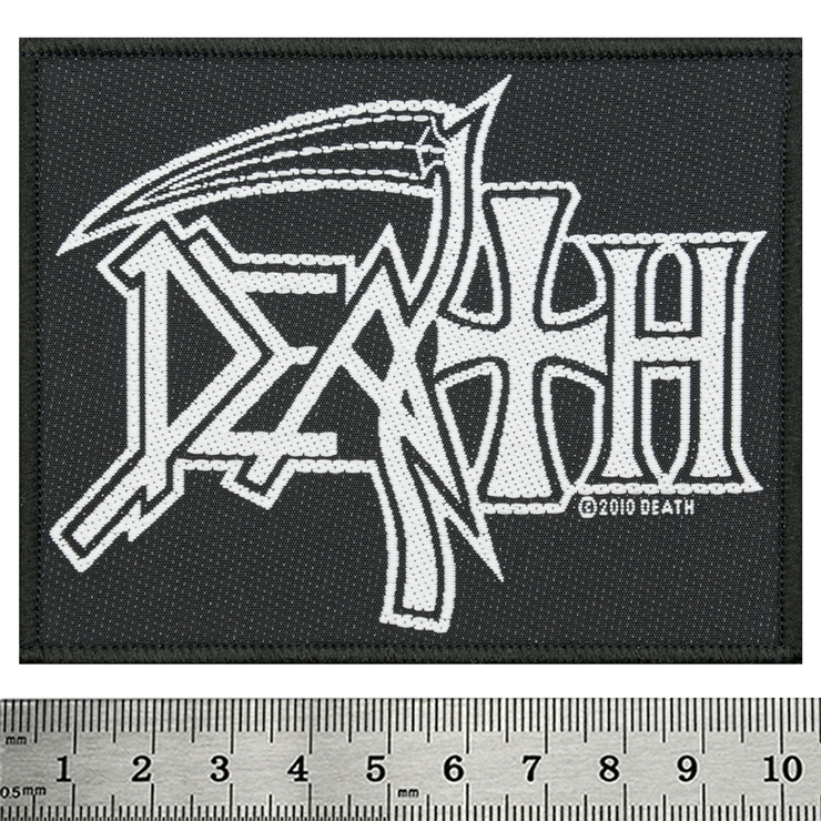 Нашивка тканая DEATH - LOGO (ofp-405)